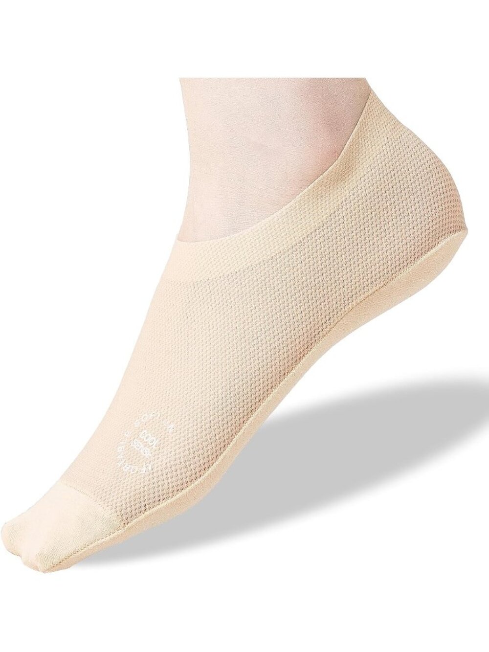 🧦Women‘s All Nude 6 pairs Cool Sense Thin Non-Slip Nylon Diabetics Socks